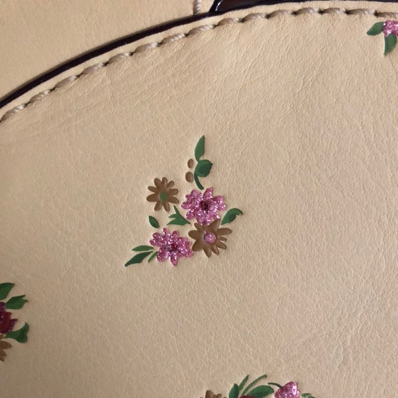 Disney for Coach yellow w/ flowers Mickey clutch - Picture 2 of 7